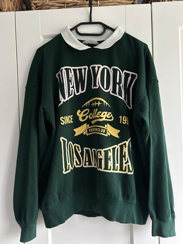 Oversized sweatshirt grün - h&m,