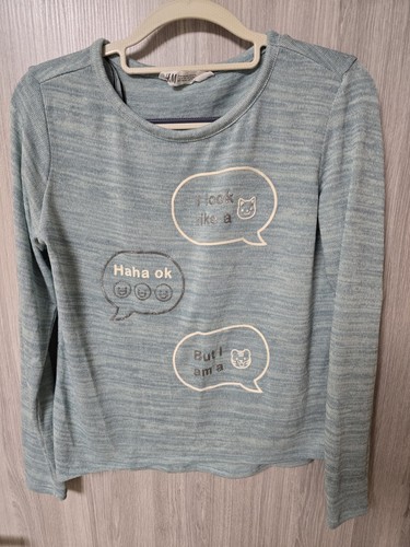 Mädchen sweatshirt gr - h&m,
