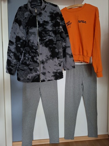 Jacke teddy fleece - h&m,
