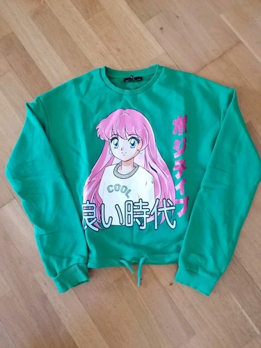 Mädchen sweatshirt grün - mädchen,